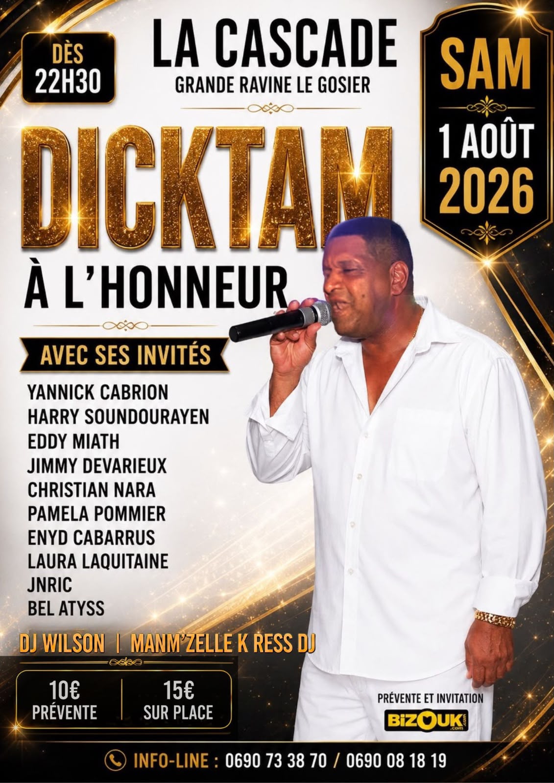 Dicktam à l’honneur à La Cascade