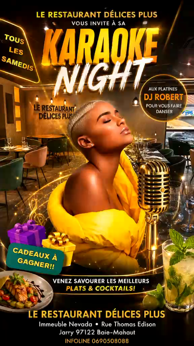 Karaoké Night chez Délices Plus