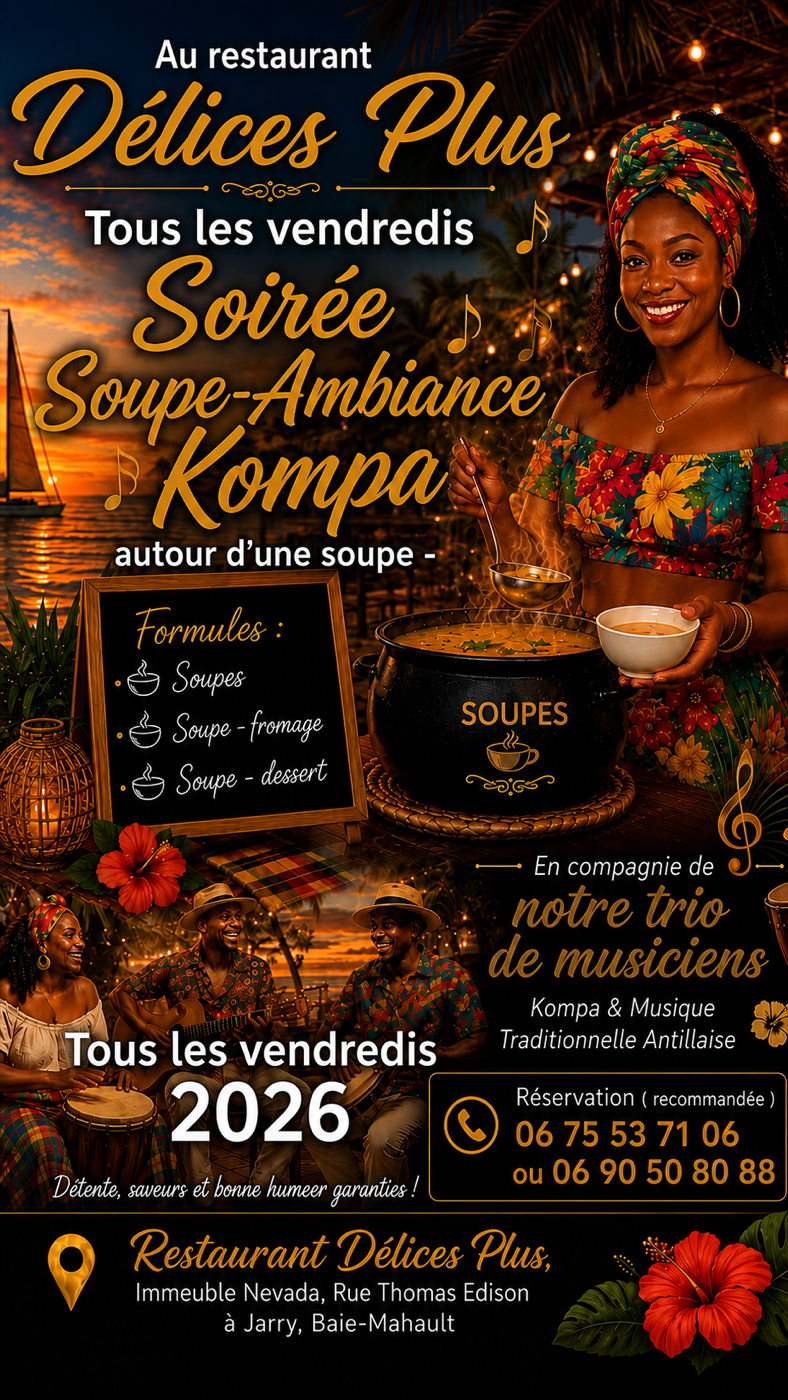 Soirée soupe ambiance Kompa